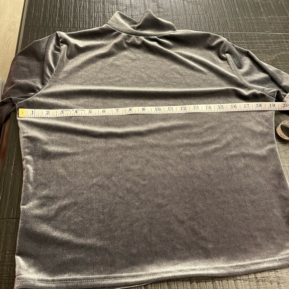 2 Piece Gray Velour Top & Pants Outfit, Size CL, No other label included see pic - Picture 10 of 14